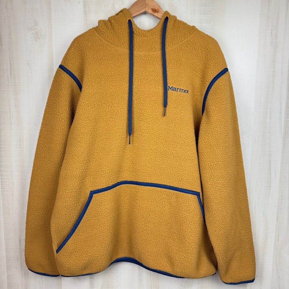 Marmot Men’s Lost Corner Hoodie High Pile Shearling Sherpa Jacket Size XXL